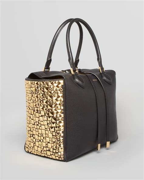 michael kors miranda studded tote|Michael kors miranda large tote + FREE SHIPPING .